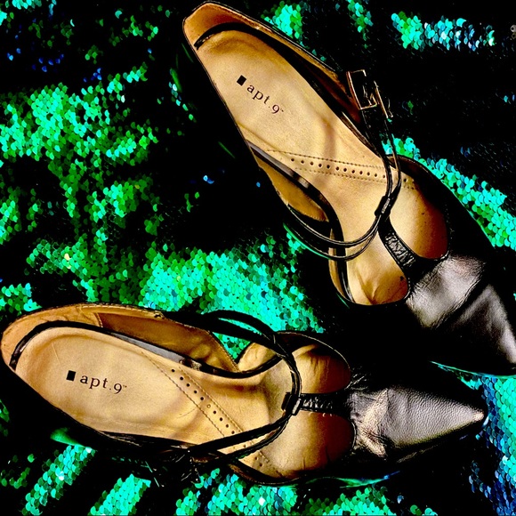 ❦★ The Best Stappy Black Heels ★❦ - Picture 2 of 7